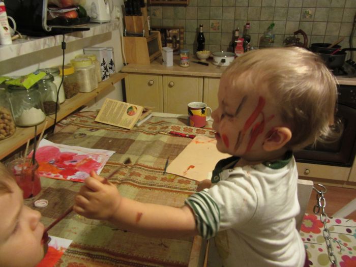 malowanie dla dzieci, farby dla dzieci
