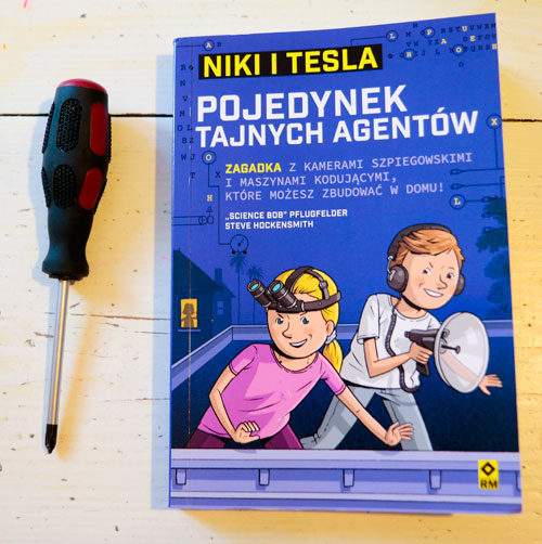 książki dla małych wynalazców, STEM, niki i tesla, misja wynalazca