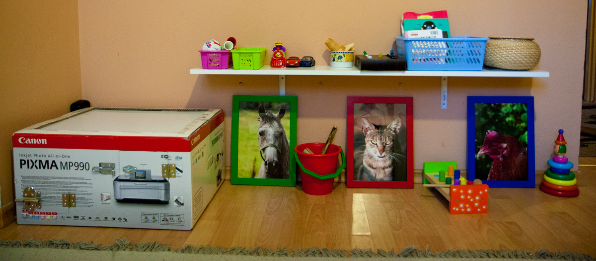 przestrzeń dla rocznego dziecka małe mieszkanie organizacja montessori porządek