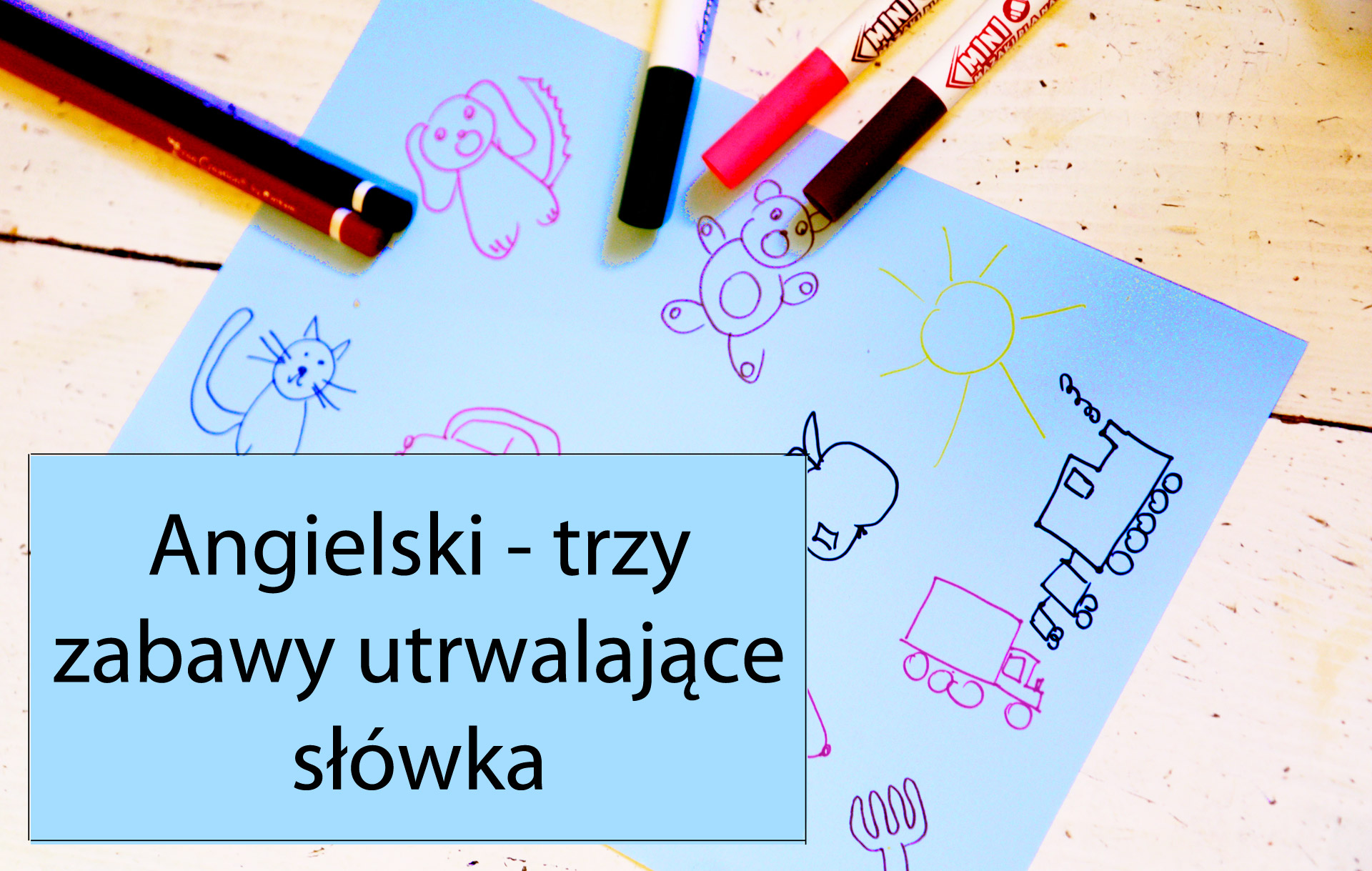 angielski dla dzieci, zabawy utrwalające słownictwo, english esl revision games for kids